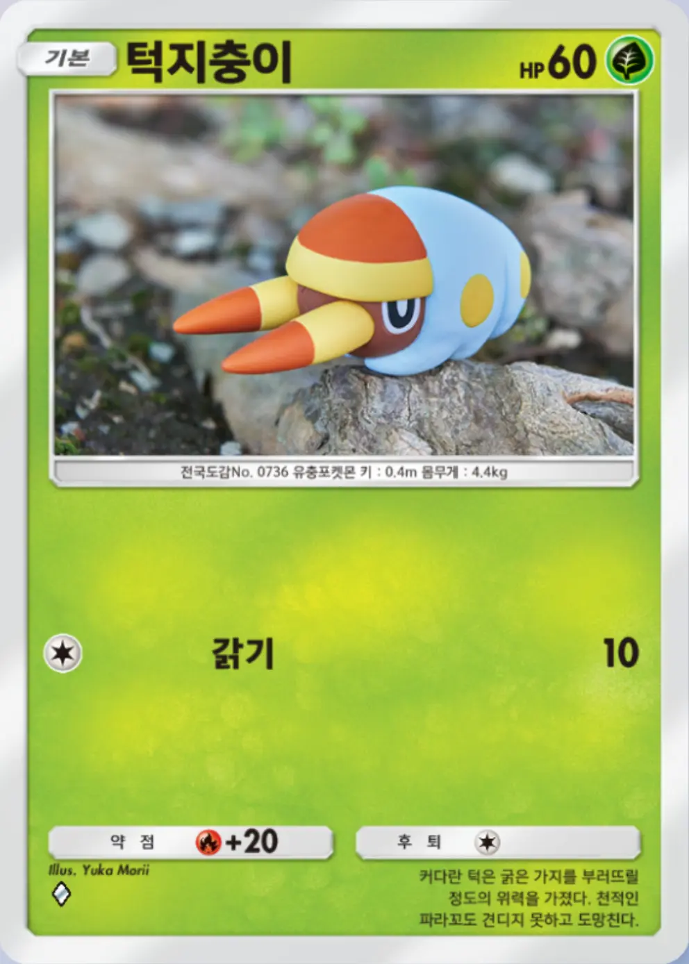 턱지충이