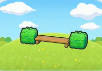 Bench with greenery