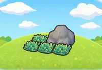 Boulder-shaded Tall Grass