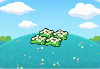 Fluffy flower bed