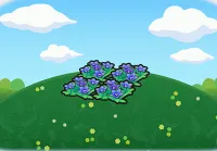Graceful flower bed