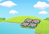 Hydrated flower bed