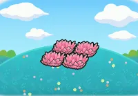 Pink tall grass