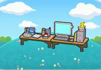 Researcher's desk